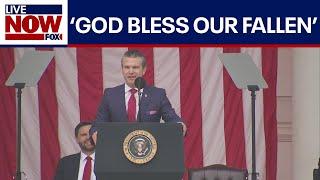 MEMORIAL DAY: Pete Hegseth remarks at Arlington National Cemetery