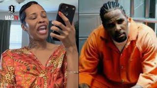 "Ya'll Betta Ease Da F**k Up" Tia Kemp Calls Prison Where R. Kelly Is Being Held & Things Go Left! 