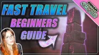 Beginners Guide To Fast Travel | Conan Exiles 2024