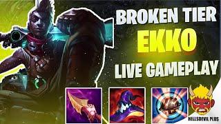 EKKO JUNGLE = BROKEN TIER!!! - Wild Rift HellsDevil Plus Gameplay