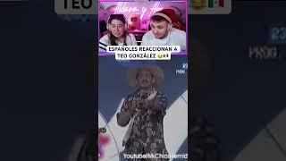 Españoles reaccionan a Teo González  jajajajal