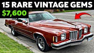 Budget-Friendly Beauties: 15 Classic Cars For Sale Under $15,000