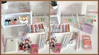 Huge Temu Unboxing| temu cute stationery (ASMR aesthetic)