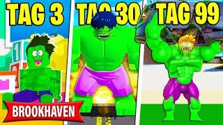 100 TAGE als HULK in BROOKHAVEN! (Roblox Brookhaven RP | Story Deutsch)