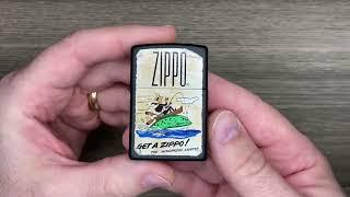 Fishing Ad Zippo Lighter