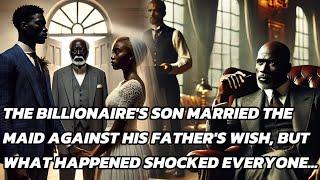 THE BILLIONAIRE'S SON MARRIED THE MAID  BUT WHAT HAPPENED SHOCKED EVERYONE...#folktales #tales