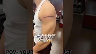 This is not real ! A TATTOO! 🫨#viralvideo #crazy #shocking #shocked #viralshorts