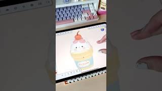 ᡣ ︠ 𓈒. .𓈒 ︡𐑠 | #3d #art #3dart #ipad #tutorial #nomadsculpt #icecream