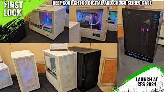 DeepCool CH160 Digital and CH360 Series Cases Launched At CES 2024