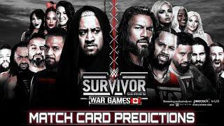 WWE Survivor Series 2024 | Match Card Predictions [v2]