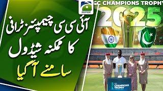 ICC Champions Trophy 2025: Likely schedule revealed - Champions Trophy 2025 - Breaking News