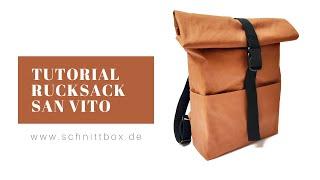 Rucksack Rolltop ganz leicht selber nähen