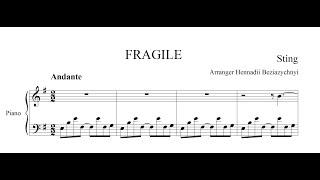 Fragile free sheet music