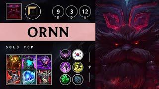 Ornn Top vs Camille - KR Master Patch 25.12
