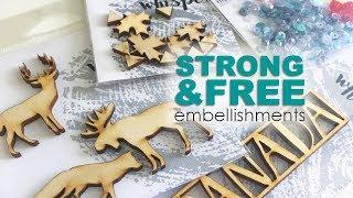 Wild Whisper "Strong & Free" Embellishments and Stamp Set