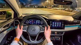 2025 Volkswagen Taos SEL - POV Night Drive (Binaural Audio)