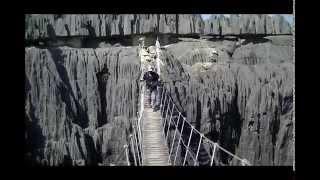 Great Tsingy: suspension bridge