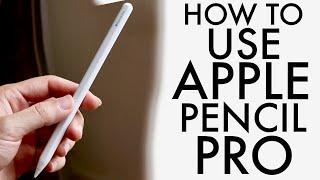 How To Use Apple Pencil Pro! (Complete Beginners Guide)