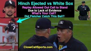 E186 - AJ Hinch Ejected by Marvin Hudson After Replay Lets Out Call Stand on Fly Ball Bobbled @ Wall