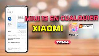 MIUI 13 - Tema Especial MIUI 13 - en Todos los Xiaomi + cambiar Fuente