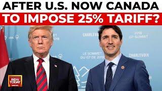 U.S Tariff War: Canada Threatens Reciprocal Tariffs As Trump Escalates Trade War | India Today News