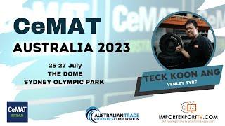 Teck Koon Ang at CEMAT Australia 2023