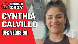 Cynthia Calvillo on Apr. 6 fight, last fight on UFC contract & layoff