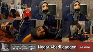 Negar Abedi gagged ( گگ نگار عابدی )