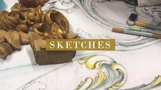 Every Luxury Furniture start from a sketch on paper
