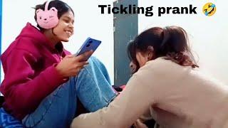 Tickling prank  wait for end #tickling #ticklingchallenge #gudgudichallenge