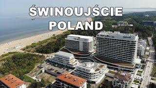 Świnoujście 4K z lotu ptaka. Swinemünde