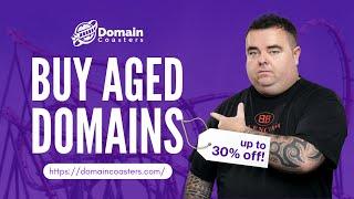 Buy Aged Domains - 30% off Domain Coasters this Black Friday