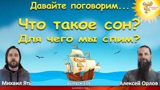 Что такое сон? Для чего мы спим? Алексей Орлов и Михаил Ять