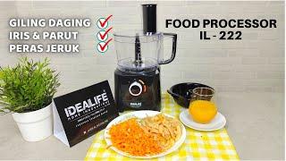 AUTO JATUH CINTA! REVIEW FOOD PROCESSOR IDEALIFE IL-222