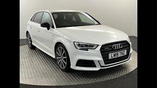 2019 Audi A3 S Line Black Edition S Tronic Tech Pack Video Walkaround