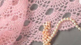 ️ТАКУЮ ЛЕГКУЮ ️КРАСИВУЮ ШАЛЬ ВЫ ЕЩЕ НЕ ВЯЗАЛИ/shawl crochet