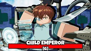 I Used a CHILD EMPEROR ULTIMATE EARLY.. (Roblox The Strongest Battlegrounds)