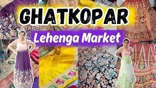 घाटकोपर मार्केट - Ghatkopar Lehenga Market | Cheapest & Best lehengas for wedding, Sangeet, Mehendi