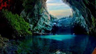 The Magnificent Lake in Melissani Cave, Greece HD 2024 HD