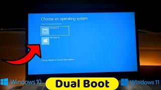 How to Dual Boot Windows 11 with Windows 10 without USB | Easy Step-by-Step Guide in Hindi