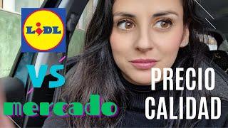 Comparo CALIDAD y PRECIO frutas de y verduras de LIDL y MERCADO ¿Más barato? ¿PEOR calidad?