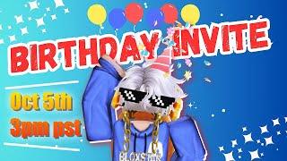 Roblox Today is my BIRTHDAY! Stop By Say Hi Anyone Can Join!