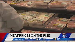 Meat prices on the rise