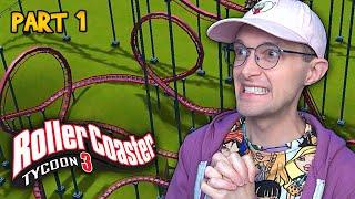 100% CHANCE OF DEATH - RollerCoaster Tycoon 3 - PART 1