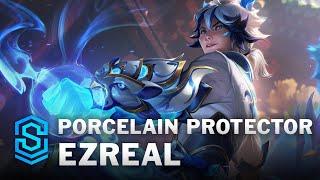 Porcelain Protector Ezreal Skin Spotlight - League of Legends