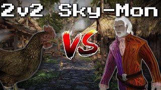 2v2 SKY-MON!!!! (Thanksgiving Skyrim Together)