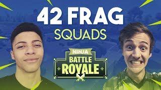 Ninja & Myth 42 Frag Squad Gameplay - Fortnite Battle Royale Gameplay