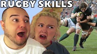 Americans React to RUGBY IS AWESOME | A Showcase Of Big Hits Speed & Skills