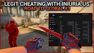 CS:GO LEGIT CHEATING | ROAD TO GLOBAL #1 | INIURIA.US