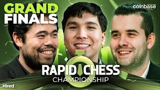 GRAND FINALS DAY: Who Will Win 650K Rapid Chess Championship? ft. Hikaru, Nepo, So & Andreikin